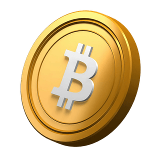 Graphical representation of Bitcoin BTC cryptocurrency coin featured in the complimentary guides area